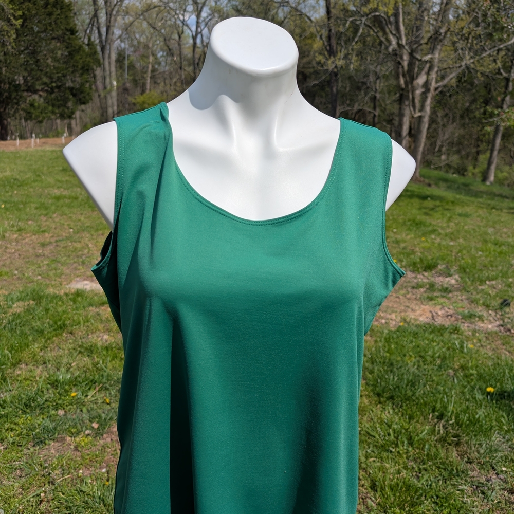 Chico's Emerald Green Tank Top